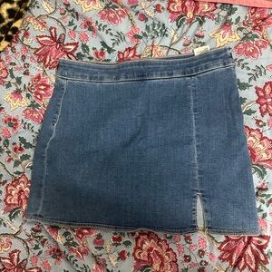American Eagle Outfitters Blue Denim Mini Skirt
